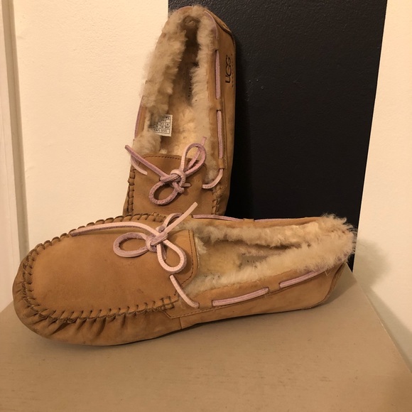 ugg fur moccasins